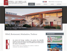 Tablet Screenshot of lerelax.fr